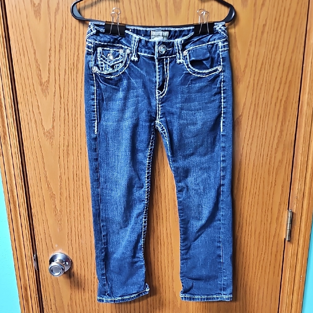 L.A. Idol Dark Blue Ankle Jeans